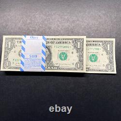 2017 F Series Star Notes BEP Pack Strap of 100 Sequential Crisp One Dollar Bills