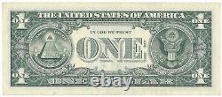 2017 One Dollar Star Note MISALLIGNED SERIAL NUMBER ERROR