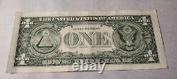 2017 One Dollar Star Noted bill, Star Note, $1 Star Note