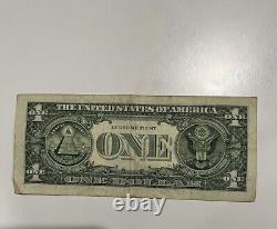 2017 one dollar bill L05000067