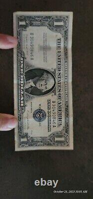 2 1957 Very Rare One Dollar Bills