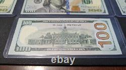 (3) $100 One Hundred DOLLAR BILLS $300 UNCIRCULATED $100 SEQUENTIAL 2017A