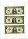 3 Bills With 2013 B Star Note Dollar Duplicates