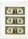3 Bills With 2013 B Star Note Dollar Duplicates