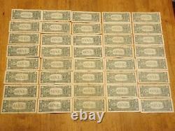 40 (forty) Fancy Serial Number One Dollar Bills $3 Each See Details Below