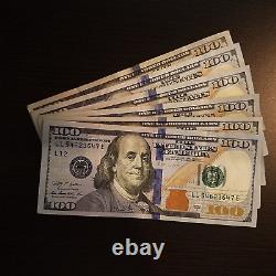 $500 CASH 5- One Hundred Dollar Bills Series 2009 2013 2017 the CHEAPEST ON EBAY