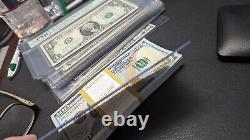(5) $100 One Hundred DOLLAR BILLS $500 UNCIRCULATED $100 SEQUENTIAL 2017A