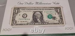 (5) 2001 (F) One Dollar Millennium Note- $1 Atlanta. 5 Consecutive Notes Total