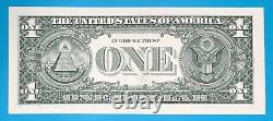 80808800 MATCHING BINARY (0 & 8) $1 One Dollar Bill Serial Number # 2 UNC