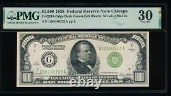 AC 1928 $1000 Chicago ONE THOUSAND DOLLAR BILL PMG 30