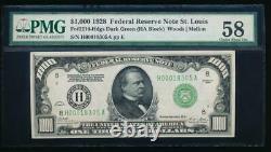 AC 1928 $1000 Saint Louis ONE THOUSAND DOLLAR BILL PMG 58