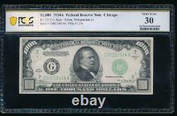 AC 1934A $1000 Chicago ONE THOUSAND DOLLAR BILL PCGS 30