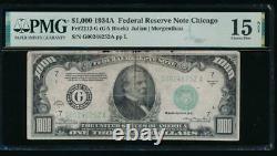 AC 1934A $1000 Chicago ONE THOUSAND DOLLAR BILL PMG 15 NET