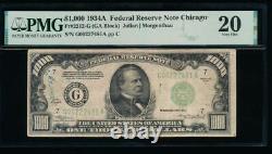 AC 1934A $1000 Chicago ONE THOUSAND DOLLAR BILL PMG 20 comment