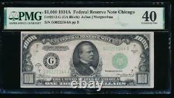AC 1934A $1000 Chicago ONE THOUSAND DOLLAR BILL PMG 40