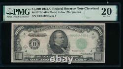 AC 1934A $1000 Cleveland ONE THOUSAND DOLLAR BILL PMG 20