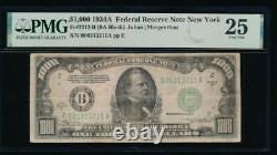 AC 1934A $1000 New York ONE THOUSAND DOLLAR BILL PMG 25
