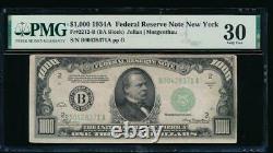 AC 1934A $1000 New York ONE THOUSAND DOLLAR BILL PMG 30 comment