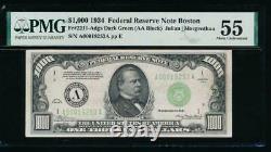 AC 1934 $1000 Boston ONE THOUSAND DOLLAR BILL PMG 55 comment