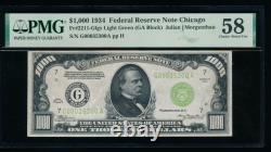 AC 1934 $1000 Chicago LGS ONE THOUSAND DOLLAR BILL PMG 58 comment