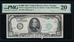 AC 1934 $1000 Chicago ONE THOUSAND DOLLAR BILL PMG 20 comment