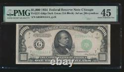 AC 1934 $1000 Chicago ONE THOUSAND DOLLAR BILL PMG 45 comment