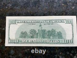 A $100 One Hundred Dollar Bill Series 1999 Low Serial Number BD 00000272 A