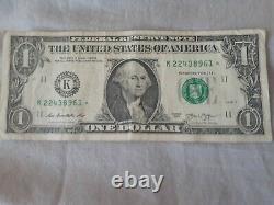 A Rare 2013 One Dollar Stared Bill