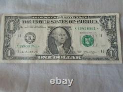 A Rare One Dollar Bill That Has Been Stared