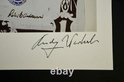 Andy Warhol, One Dollar Bill, Print from VIP Book. Hand signed by Warhol, COA