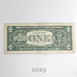 Binary Flipper Six of a Kind Fancy Serial One Dollar Bill F90009000B FW 0s 9s