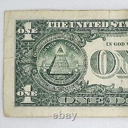 Binary Flipper Six of a Kind Fancy Serial One Dollar Bill F90009000B FW 0s 9s