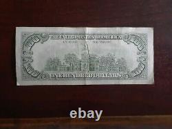 Collectible 1985 $100 One Hundred Dollar Bill Vintage Currency