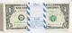 Crisp Unc One Dollar Bill Star Notes Bep Strap 100 Sequential Serial Numbers