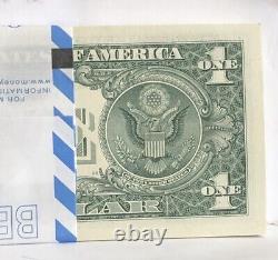 Crisp UNC One Dollar Bill Star Notes BEP Strap 100 Sequential Serial Numbers