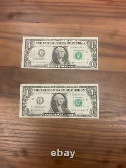 Dollar star notes consecutive numbers last sequence note