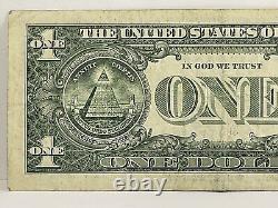 Double Quad 6s 5s Fancy Serial Number 2017 One Dollar Bill G66665555C FW Binary