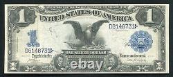 FR. 226a 1899 $1 ONE DOLLAR BLACK EAGLE SILVER CERTIFICATE CURRENCY NOTE VF+