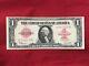 Fr-40 1923 Series $1 One Dollar Red Seal Us Legal Tender Note Very Fine