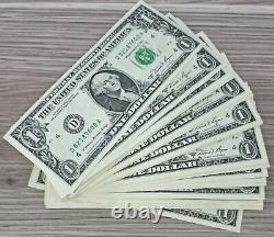 FULL Pack 100 Consecutive One Dollar Bills $1 Series 1981 A UNCIRCULATED #63373