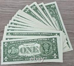 FULL Pack 100 Consecutive One Dollar Bills $1 Series 1981 A UNCIRCULATED #63373