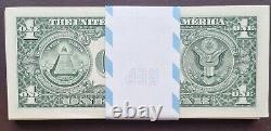 FULL Pack 100 Consecutive One Dollar Bills STAR NOTES 2003 UNCIRCULATED #66608