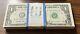 Full Pack Of 100 Consecutive One Dollar Bills $1 Series 1999 Uncirculated #75683