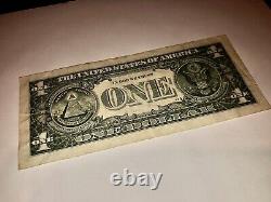 Fancy Serial Number $1 Dollar Bill 66066666 Rare Currency