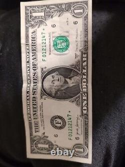 Fancy serial number 1 dollar bill repeater