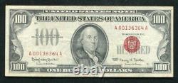 Fr. 1550 1966 $100 One Hundred Dollars Legal Tender United States Note Vf+