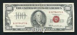 Fr. 1551 1966-a $100 One Hundred Dollars Legal Tender United States Note Vf+ (b)