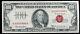 Fr. 1551 1966-a $100 One Hundred Dollars Red Seal Usn United States Note Xf/au