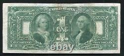 Fr. 224 1896 $1 One Dollar Educational Silver Certificate Currency Note Vf+
