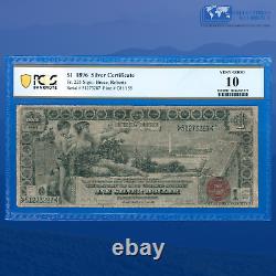 Fr. 225 1896 $1 One Dollar Silver Certificate EDUCATIONAL NOTE, PCGS 10 #73287